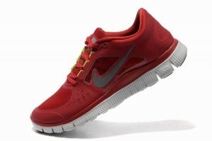 Nike Free 5.0 V4 Mens Shoes Red White - Click Image to Close